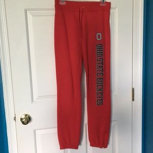 Red Ohio state buckeyes sweatpants
